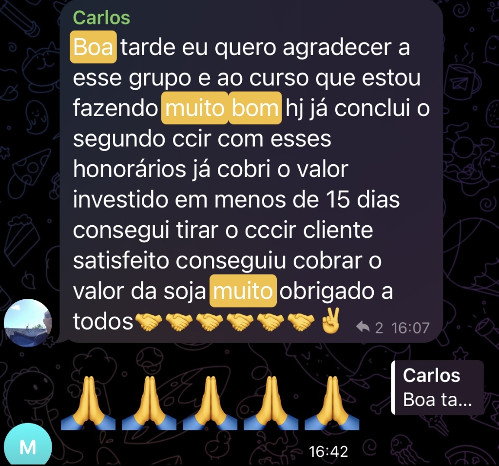 Depoimento do aluno Carlos — retorno do investimento em menos de 15 dias